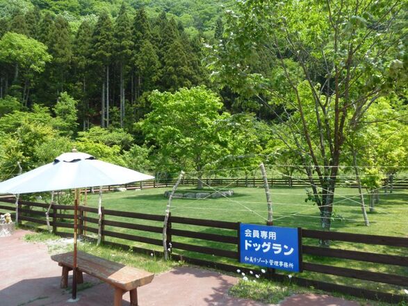 ドッグランやテニスコートも完備